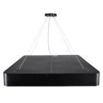 GloboStar® KAMALA 61208-S Πλαφονιέρα Οροφής LED CCT 75W 8625lm 120° AC 220-240V - Εναλλαγή Φωτισμού μέσω Τηλεχειριστηρίου All In One Ψυχρό 6000k+Φυσικό 4500k+Θερμό 2700k Dimmable Μ60 x Π60 x Υ8cm - Μαύρο - 3 Years Warranty - Image 11