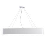GloboStar® KAMALA 61209-P Κρεμαστή Πλαφονιέρα Οροφής LED CCT 75W 8625lm 120° AC 220-240V - Εναλλαγή Φωτισμού μέσω Τηλεχειριστηρίου All In One Ψυχρό 6000k+Φυσικό 4500k+Θερμό 2700k Dimmable Μ60 x Π60 x Υ8cm - Λευκό - 3 Years Warranty - Image 4