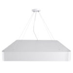 GloboStar® KAMALA 61209-P Κρεμαστή Πλαφονιέρα Οροφής LED CCT 75W 8625lm 120° AC 220-240V - Εναλλαγή Φωτισμού μέσω Τηλεχειριστηρίου All In One Ψυχρό 6000k+Φυσικό 4500k+Θερμό 2700k Dimmable Μ60 x Π60 x Υ8cm - Λευκό - 3 Years Warranty - Image 5