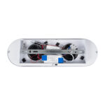 GloboStar® NESPO 61212 Φωτιστικό Οροφής Linear Design LED CCT με Κινούμενα Σποτ LED Spot Downlight 36W 4032lm 360° & 45° AC 220-240V - Εναλλαγή Φωτισμού μέσω Διακόπτη On/Off All In One Ψυχρό 6000k+Φυσικό 4500k+Θερμό 2700k Μ40 x Π13 x Υ6.5cm - Μαύρο - Image 5
