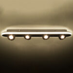 GloboStar® NESPO 61215 Φωτιστικό Οροφής Linear Design LED CCT με Κινούμενα Σποτ LED Spot Downlight 48W 5376lm 360° & 45° AC 220-240V - Εναλλαγή Φωτισμού μέσω Διακόπτη On/Off All In One Ψυχρό 6000k+Φυσικό 4500k+Θερμό 2700k Μ80 x Π13 x Υ6.5cm - Λευκό - Image 11