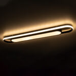GloboStar® IGOR 61218 Φωτιστικό Οροφής Linear Design LED CCT 48W 5760lm 210° AC 220-240V - Εναλλαγή Φωτισμού μέσω Διακόπτη On/Off All In One Ψυχρό 6000k+Φυσικό 4500k+Θερμό 2700k Μ81 x Π13 x Υ4.5cm - Μαύρο - 3 Years Warranty - Image 7