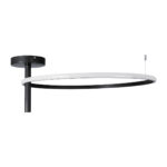 GloboStar® VERONA 61223 Φωτιστικό Οροφής Δαχτυλίδι-Κύκλος LED CCT 36W 4032lm 360° AC 220-240V - Εναλλαγή Φωτισμού μέσω Διακόπτη On/Off All In One Ψυχρό 6000k+Φυσικό 4500k+Θερμό 2700K Φ60 x Υ23cm - Μαύρο - 3 Χρόνια Εγγύηση - Image 2