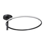 GloboStar® VERONA 61223 Φωτιστικό Οροφής Δαχτυλίδι-Κύκλος LED CCT 36W 4032lm 360° AC 220-240V - Εναλλαγή Φωτισμού μέσω Διακόπτη On/Off All In One Ψυχρό 6000k+Φυσικό 4500k+Θερμό 2700K Φ60 x Υ23cm - Μαύρο - 3 Χρόνια Εγγύηση - Image 3