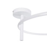 GloboStar® VERONA 61224 Φωτιστικό Οροφής Δαχτυλίδι-Κύκλος LED CCT 36W 4032lm 360° AC 220-240V - Εναλλαγή Φωτισμού μέσω Διακόπτη On/Off All In One Ψυχρό 6000k+Φυσικό 4500k+Θερμό 2700K Φ60 x Υ23cm - Λευκό - 3 Χρόνια Εγγύηση - Image 4