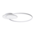 GloboStar® CIRCUO 61230 Φωτιστικό Οροφής Δαχτυλίδι-Κύκλος LED CCT 75W 8400lm 360° AC 220-240V - Εναλλαγή Φωτισμού μέσω Τηλεχειριστηρίου All In One Ψυχρό 6000k+Φυσικό 4500k+Θερμό 2700k Dimmable Μ53 x Π42.5 x Υ9cm - Λευκό - 3 Years Warranty - Image 2