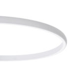 GloboStar® CIRCUO 61230 Φωτιστικό Οροφής Δαχτυλίδι-Κύκλος LED CCT 75W 8400lm 360° AC 220-240V - Εναλλαγή Φωτισμού μέσω Τηλεχειριστηρίου All In One Ψυχρό 6000k+Φυσικό 4500k+Θερμό 2700k Dimmable Μ53 x Π42.5 x Υ9cm - Λευκό - 3 Years Warranty - Image 6