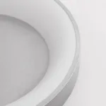 GloboStar® SALEM 61234 Πλαφονιέρα Οροφής Δαχτυλίδι-Κύκλος LED CCT 75W 8625lm 120° AC 220-240V - Εναλλαγή Φωτισμού μέσω Τηλεχειριστηρίου All In One Ψυχρό 6000k+Φυσικό 4500k+Θερμό 2700k Dimmable Φ45cm - Ασημί - 3 Years Warranty - Image 7