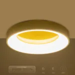 GloboStar® SALEM 61235 Πλαφονιέρα Οροφής Δαχτυλίδι-Κύκλος LED CCT 75W 8625lm 120° AC 220-240V - Εναλλαγή Φωτισμού μέσω Τηλεχειριστηρίου All In One Ψυχρό 6000k+Φυσικό 4500k+Θερμό 2700k Dimmable Φ45cm - Χρυσό Σαμπανιζέ - 3 Years Warranty - Image 11