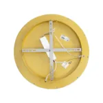 GloboStar® SALEM 61235 Πλαφονιέρα Οροφής Δαχτυλίδι-Κύκλος LED CCT 75W 8625lm 120° AC 220-240V - Εναλλαγή Φωτισμού μέσω Τηλεχειριστηρίου All In One Ψυχρό 6000k+Φυσικό 4500k+Θερμό 2700k Dimmable Φ45cm - Χρυσό Σαμπανιζέ - 3 Years Warranty - Image 5