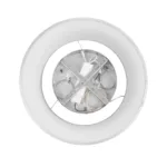 GloboStar® SALEM 61242 Κρεμαστή Πλαφονιέρα Οροφής Δαχτυλίδι-Κύκλος LED CCT 75W 8625lm 120° AC 220-240V - Εναλλαγή Φωτισμού μέσω Τηλεχειριστηρίου All In One Ψυχρό 6000k+Φυσικό 4500k+Θερμό 2700k Dimmable Φ45cm - Ασημί - 3 Years Warranty - Image 7