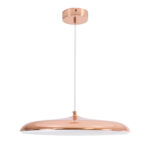 GloboStar® BARON 61256 Κρεμαστή Πλαφονιέρα Οροφής LED CCT 24W 2880lm 120° AC 220-240V - Εναλλαγή Φωτισμού μέσω Διακόπτη On/Off All In One Ψυχρό 6000k+Φυσικό 4500k+Θερμό 2700k Φ40 x Υ10cm - Χάλκινο Πλατίνα - 3 Years Warranty - Image 3