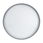 GloboStar® NARNIA 61260 Πλαφονιέρα Οροφής LED CCT 100W 11500lm 120° AC 220-240V - Εναλλαγή Φωτισμού μέσω Τηλεχειριστηρίου All In One Ψυχρό 6000k+Φυσικό 4500k+Θερμό 2700k Dimmable Φ60 x Υ10cm - Γκρι Ανθρακί - 3 Years Warranty - Image 6
