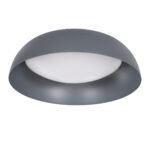 GloboStar® ANATOLIA 61262 Πλαφονιέρα Οροφής LED CCT 60W 6900lm 120° AC 220-240V - Εναλλαγή Φωτισμού μέσω Τηλεχειριστηρίου All In One Ψυχρό 6000k+Φυσικό 4500k+Θερμό 2700k Dimmable Φ43cm - Γκρι Ανθρακί - 3 Years Warranty - Image 2