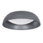GloboStar® ANATOLIA 61262 Πλαφονιέρα Οροφής LED CCT 60W 6900lm 120° AC 220-240V - Εναλλαγή Φωτισμού μέσω Τηλεχειριστηρίου All In One Ψυχρό 6000k+Φυσικό 4500k+Θερμό 2700k Dimmable Φ43cm - Γκρι Ανθρακί - 3 Years Warranty - Image 3