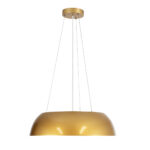 GloboStar® ANATOLIA 61268 Κρεμαστή Πλαφονιέρα Οροφής LED CCT 60W 6900lm 120° AC 220-240V - Εναλλαγή Φωτισμού μέσω Τηλεχειριστηρίου All In One Ψυχρό 6000k+Φυσικό 4500k+Θερμό 2700k Dimmable Φ43cm - Χρυσό - 3 Years Warranty - Image 3