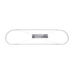 GloboStar® BOLIVAR 61272 Κρεμαστό Φωτιστικό Οροφής Design LED CCT 54W 6210lm 300° AC 220-240V - Εναλλαγή Φωτισμού μέσω Τηλεχειριστηρίου All In One Ψυχρό 6000k+Φυσικό 4500k+Θερμό 2700k Dimmable Μ120 x Π30 x Υ2cm - Λευκό - 3 Years Warranty - Image 8