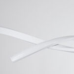 GloboStar® MORALES 61276 Κρεμαστό Φωτιστικό Οροφής Design LED CCT 54W 6048lm 200° AC 220-240V - Εναλλαγή Φωτισμού μέσω Τηλεχειριστηρίου All In One Ψυχρό 6000k+Φυσικό 4500k+Θερμό 2700k Dimmable Μ90 x Π14 x Υ14cm - Λευκό - 3 Years Warranty - Image 5