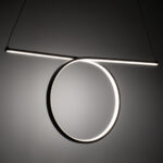 GloboStar® ROME 61294 Κρεμαστό Φωτιστικό Οροφής Linear Design LED CCT 24W 2640lm 200° AC 220-240V - Εναλλαγή Φωτισμού μέσω Διακόπτη On/Off All In One Ψυχρό 6000k+Φυσικό 4500k+Θερμό 2700k Μ65.5 x Π4 x Υ33cm - Μαύρο - 3 Years Warranty - Image 11