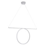 GloboStar® ROME 61295 Κρεμαστό Φωτιστικό Οροφής Linear Design LED CCT 24W 2640lm 200° AC 220-240V - Εναλλαγή Φωτισμού μέσω Διακόπτη On/Off All In One Ψυχρό 6000k+Φυσικό 4500k+Θερμό 2700k Μ65.5 x Π4 x Υ33cm - Λευκό - 3 Years Warranty - Image 2