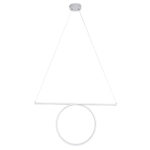 GloboStar® ROME 61295 Κρεμαστό Φωτιστικό Οροφής Linear Design LED CCT 24W 2640lm 200° AC 220-240V - Εναλλαγή Φωτισμού μέσω Διακόπτη On/Off All In One Ψυχρό 6000k+Φυσικό 4500k+Θερμό 2700k Μ65.5 x Π4 x Υ33cm - Λευκό - 3 Years Warranty - Image 3