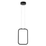 GloboStar® DEROBA 61298 Κρεμαστό Φωτιστικό Οροφής Linear Design LED CCT 12W 1320lm 360° AC 220-240V - Εναλλαγή Φωτισμού μέσω Διακόπτη On/Off All In One Ψυχρό 6000k+Φυσικό 4500k+Θερμό 2700k Μ16 x Π1.6 x Υ25.5cm - Μαύρο - 3 Years Warranty - Image 4