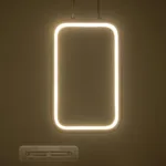 GLOBOSTAR® DEROBA 61300 Μοντέρνο Κρεμαστό Φωτιστικό Οροφής LED 12W 1320lm 360° AC 220-240V IP20 Ρυθμιζόμενο Λευκό CCT με On/Off 2700K/4500K/6000K - Lumileds SMD Chip - Νίκελ Βούρτσας - Μ16 x Π1.6 x Υ25.5cm - 3 Χρόνια Εγγύηση - Image 7