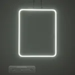 GLOBOSTAR® NEROBA 61304 Μοντέρνο Κρεμαστό Φωτιστικό Οροφής LED 18W 1980lm 360° AC 220-240V IP20 Ρυθμιζόμενο Λευκό CCT με On/Off 2700K/4500K/6000K - Lumileds SMD Chip - Νίκελ Βούρτσας - Μ29 x Π2 x Υ36cm - 3 Χρόνια Εγγύηση - Image 8