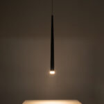 GloboStar® TEARS 61309 Κρεμαστό Φωτιστικό Οροφής Design LED CCT 3W 330lm 180° AC 220-240V - Εναλλαγή Φωτισμού μέσω Διακόπτη On/Off All In One Ψυχρό 6000k+Φυσικό 4500k+Θερμό 2700k Φ3.2 x Υ51.5cm - Μαύρο - 3 Years Warranty - Image 9
