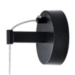 GloboStar® TEARS 61315 Φωτιστικό Τοίχου - Απλίκα Design LED CCT 3W 330lm 180° AC 220-240V - Εναλλαγή Φωτισμού μέσω Διακόπτη On/Off All In One Ψυχρό 6000k+Φυσικό 4500k+Θερμό 2700k Φ3.2 x Υ51.5cm - Μαύρο - 3 Years Warranty - Image 8
