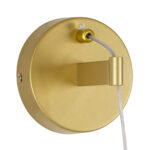 GloboStar® TEARS 61316 Φωτιστικό Τοίχου - Απλίκα Design LED CCT 3W 330lm 180° AC 220-240V - Εναλλαγή Φωτισμού μέσω Διακόπτη On/Off All In One Ψυχρό 6000k+Φυσικό 4500k+Θερμό 2700k Φ3.2 x Υ51.5cm - Χρυσό Βούρτσας - 3 Years Warranty - Image 9