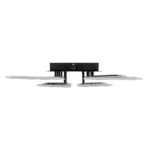 GloboStar® ROYAL-S 61325 Φωτιστικό Οροφής Design LED CCT 135W 16200lm 360° AC 220-240V - Εναλλαγή Φωτισμού μέσω Τηλεχειριστηρίου All In One Ψυχρό 6000k+Φυσικό 4500k+Θερμό 2700k Dimmable Μ58.5 x Π58.5 x Υ12cm - Μαύρο - 3 Years Warranty - Image 3