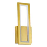 GloboStar® TIARA 61328 Φωτιστικό Τοίχου - Απλίκα Design LED CCT 12W 1440lm 360° AC 220-240V - Εναλλαγή Φωτισμού μέσω Διακόπτη On/Off All In One Ψυχρό 6000k+Φυσικό 4500k+Θερμό 2700k Μ12.5 x Π4 x Υ32cm - Χρυσό - 3 Years Warranty - Image 2