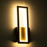 GloboStar® TIARA 61328 Φωτιστικό Τοίχου - Απλίκα Design LED CCT 12W 1440lm 360° AC 220-240V - Εναλλαγή Φωτισμού μέσω Διακόπτη On/Off All In One Ψυχρό 6000k+Φυσικό 4500k+Θερμό 2700k Μ12.5 x Π4 x Υ32cm - Χρυσό - 3 Years Warranty - Image 6