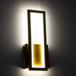 GloboStar® TIARA 61328 Φωτιστικό Τοίχου - Απλίκα Design LED CCT 12W 1440lm 360° AC 220-240V - Εναλλαγή Φωτισμού μέσω Διακόπτη On/Off All In One Ψυχρό 6000k+Φυσικό 4500k+Θερμό 2700k Μ12.5 x Π4 x Υ32cm - Χρυσό - 3 Years Warranty - Image 7