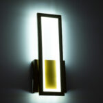 GloboStar® TIARA 61328 Φωτιστικό Τοίχου - Απλίκα Design LED CCT 12W 1440lm 360° AC 220-240V - Εναλλαγή Φωτισμού μέσω Διακόπτη On/Off All In One Ψυχρό 6000k+Φυσικό 4500k+Θερμό 2700k Μ12.5 x Π4 x Υ32cm - Χρυσό - 3 Years Warranty - Image 8