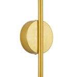 GloboStar® DIADEM 61330 Φωτιστικό Τοίχου - Απλίκα Design LED CCT 9W 1080lm 120° AC 220-240V - Εναλλαγή Φωτισμού μέσω Διακόπτη On/Off All In One Ψυχρό 6000k+Φυσικό 4500k+Θερμό 2700k Μ10 x Π4 x Υ60cm - Χρυσό - 3 Years Warranty - Image 5