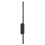 GloboStar® HARLEM 61331 Φωτιστικό Τοίχου - Απλίκα Design LED CCT 9W 1080lm 120° AC 220-240V - Εναλλαγή Φωτισμού μέσω Διακόπτη On/Off All In One Ψυχρό 6000k+Φυσικό 4500k+Θερμό 2700k Μ5 x Π4 x Υ60cm - Μαύρο - 3 Years Warranty - Image 2