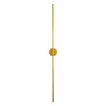 GloboStar® DIADEM 61334 Φωτιστικό Τοίχου - Απλίκα Design LED CCT 18W 2160lm 120° AC 220-240V - Εναλλαγή Φωτισμού μέσω Διακόπτη On/Off All In One Ψυχρό 6000k+Φυσικό 4500k+Θερμό 2700k Μ10 x Π4 x Υ120cm - Χρυσό - 3 Years Warranty - Image 3