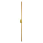 GloboStar® DIADEM 61334 Φωτιστικό Τοίχου - Απλίκα Design LED CCT 18W 2160lm 120° AC 220-240V - Εναλλαγή Φωτισμού μέσω Διακόπτη On/Off All In One Ψυχρό 6000k+Φυσικό 4500k+Θερμό 2700k Μ10 x Π4 x Υ120cm - Χρυσό - 3 Years Warranty - Image 4