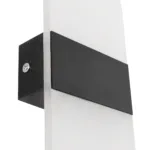 GLOBOSTAR® RARE 61337 Μοντέρνο Φωτιστικό Τοίχου - Απλίκα LED 5W 600lm 180° AC 220-240V IP20 Ρυθμιζόμενο Λευκό CCT με On/Off 2700K/4500K/6000K - Lumileds SMD Chip - Μαύρο Ματ - Μ10 x Π5 x Υ27.5cm - 3 Χρόνια Εγγύηση - Image 4