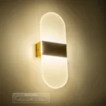 GLOBOSTAR® RARE 61338 Μοντέρνο Φωτιστικό Τοίχου - Απλίκα LED 5W 600lm 180° AC 220-240V IP20 Ρυθμιζόμενο Λευκό CCT με On/Off 2700K/4500K/6000K - Lumileds SMD Chip - Χρυσό Βούρτσας - Μ10 x Π5 x Υ27.5cm - 3 Χρόνια Εγγύηση - Image 8