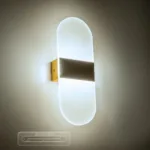 GLOBOSTAR® RARE 61338 Μοντέρνο Φωτιστικό Τοίχου - Απλίκα LED 5W 600lm 180° AC 220-240V IP20 Ρυθμιζόμενο Λευκό CCT με On/Off 2700K/4500K/6000K - Lumileds SMD Chip - Χρυσό Βούρτσας - Μ10 x Π5 x Υ27.5cm - 3 Χρόνια Εγγύηση - Image 9