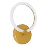 GloboStar® MATILDA 61340 Φωτιστικό Τοίχου - Απλίκα Design LED CCT 8W 960lm 360° AC 220-240V - Εναλλαγή Φωτισμού μέσω Διακόπτη On/Off All In One Ψυχρό 6000k+Φυσικό 4500k+Θερμό 2700k Μ20 x Π5 x Υ25.5cm - Χρυσό - 3 Years Warranty - Image 2