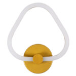 GloboStar® REGINA 61342 Φωτιστικό Τοίχου - Απλίκα Design LED CCT 8W 960lm 360° AC 220-240V - Εναλλαγή Φωτισμού μέσω Διακόπτη On/Off All In One Ψυχρό 6000k+Φυσικό 4500k+Θερμό 2700k Μ25 x Π7 x Υ28.5cm - Χρυσό - 3 Years Warranty - Image 3