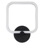 GloboStar® ELIZA 61343 Φωτιστικό Τοίχου - Απλίκα Design LED CCT 8W 960lm 360° AC 220-240V - Εναλλαγή Φωτισμού μέσω Διακόπτη On/Off All In One Ψυχρό 6000k+Φυσικό 4500k+Θερμό 2700k Μ22 x Π5 x Υ28.5cm - Μαύρο - 3 Years Warranty - Image 3