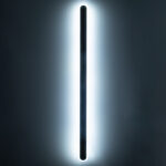 GloboStar® HOUSTON 61349 Φωτιστικό Τοίχου - Απλίκα Design LED CCT 24W 2880lm 360° AC 220-240V - Εναλλαγή Φωτισμού μέσω Διακόπτη On/Off All In One Ψυχρό 6000k+Φυσικό 4500k+Θερμό 2700k Μ6 x Π3 x Υ100cm - Μαύρο - 3 Years Warranty - Image 9