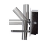 GloboStar® PALADIN 61356 Μοντέρνο Φωτιστικό Τοίχου - Απλίκα Ξενοδοχείου Bed Side LED 6W 720lm 36° AC 220-240V - Reading Light & Κρυφός Φωτισμός - Φορτιστές USB 3A & Wireless 20W - Μ30 x Π11 x Υ12cm - Φυσικό Λευκό 4500K - Νίκελ Βούρτσας - Δεξί - Image 4