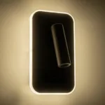 GloboStar® LADY-O 61365 Μοντέρνο Φωτιστικό Τοίχου - Απλίκα Ξενοδοχείου Bed Side LED 10W 1000lm 36° & 360° AC 220-240V - Reading Light & Κρυφός Φωτισμός - Φορτιστής USB 3A - Μ10.5 x Π10 x Υ18.5cm - Φυσικό Λευκό 4500K - Γκρι Ανθρακί - 3 Χρόνια Εγγύηση - Image 7