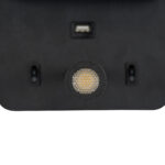GloboStar® IBIS 61367 Μοντέρνο Φωτιστικό Τοίχου - Απλίκα Ξενοδοχείου Bed Side LED 10W 1100lm 36° & 360° AC 220-240V - Reading Light & Up/Down Light - Φορτιστής USB 3A - Μ10 x Π6.1 x Υ18cm - Φυσικό Λευκό 4500K - Μαύρο - Image 8